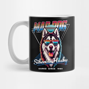 Mad Dog Siberian Husky Dog Mug